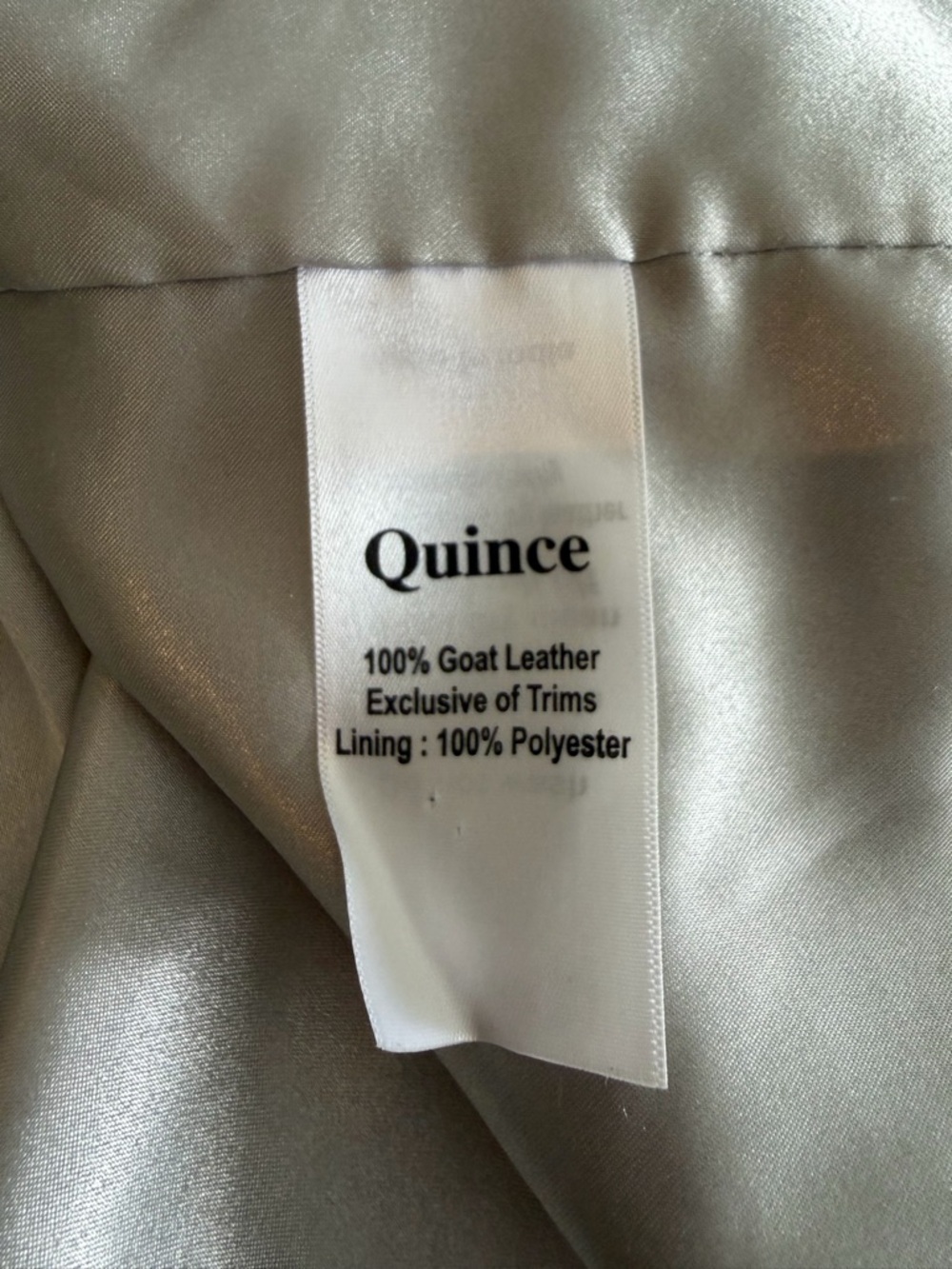 Quince Womens Suede Moto Jacket Sz M Gray 100% Goat Leather Full Zip Biker Edgy - Picture 4 of 8